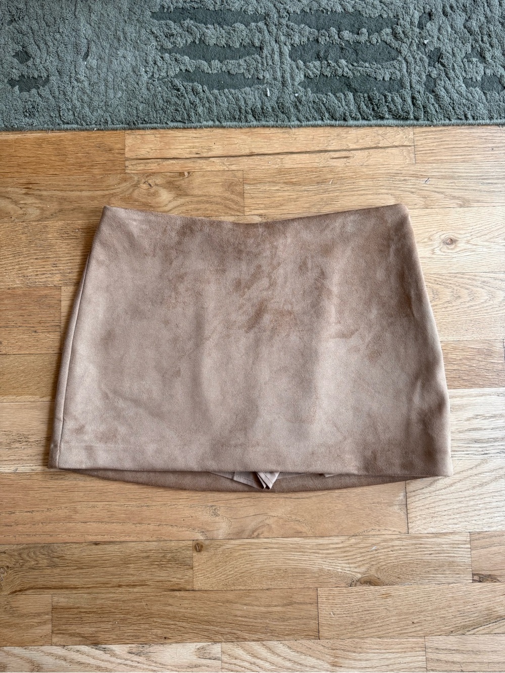 Abercrombie & Fitch Tan Faux Suede Mini Skirt